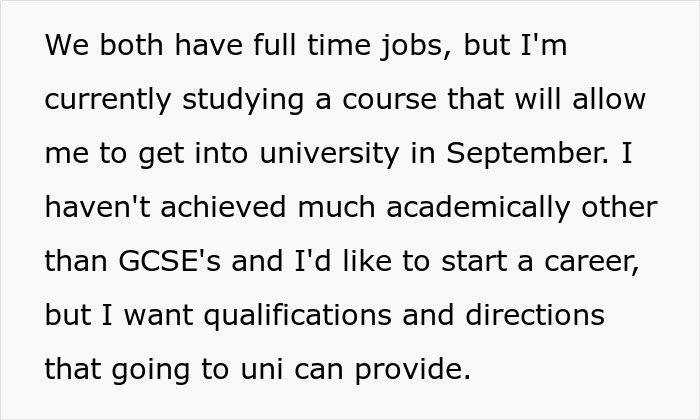 20YO’s Academic Dreams Come To A Grinding Halt After 30YO BF Says No University For Her 20YO’s Academic Dreams Come To A Grinding Halt After 30YO BF Says No University For Her
