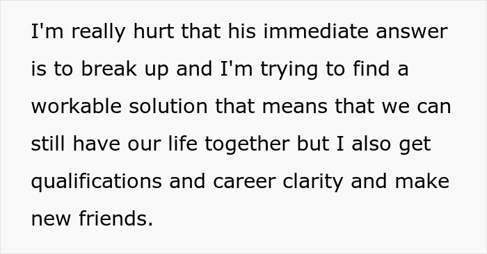 20YO’s Academic Dreams Come To A Grinding Halt After 30YO BF Says No University For Her 20YO’s Academic Dreams Come To A Grinding Halt After 30YO BF Says No University For Her