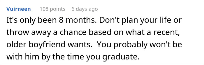 20YO’s Academic Dreams Come To A Grinding Halt After 30YO BF Says No University For Her 20YO’s Academic Dreams Come To A Grinding Halt After 30YO BF Says No University For Her