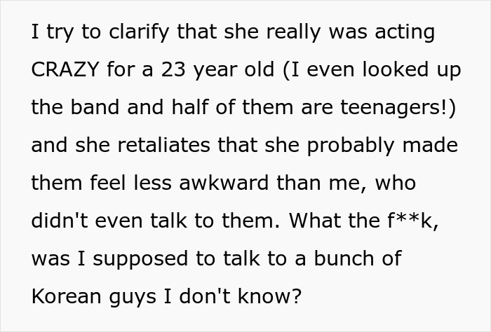 Guy Mocks GF Publicly For Fangirling Over A K-Pop Band, Acts Surprised When She Gets Mad At Him Guy Mocks GF Publicly For Fangirling Over A K-Pop Band, Acts Surprised When She Gets Mad At Him