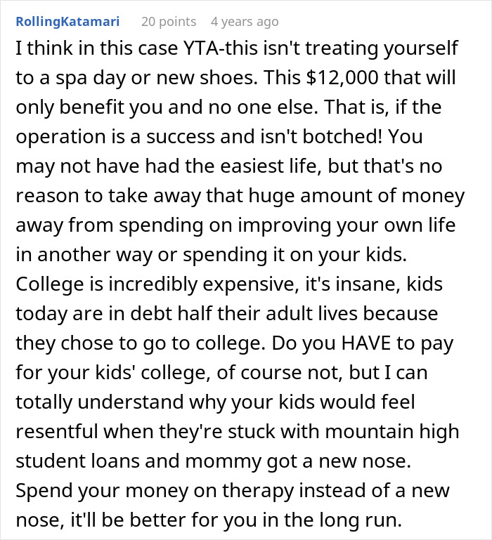 Mom Wants $12k Instead Of Sending Daughters To College, Gets A Harsh Reality Check Mom Wants $12k Instead Of Sending Daughters To College, Gets A Harsh Reality Check