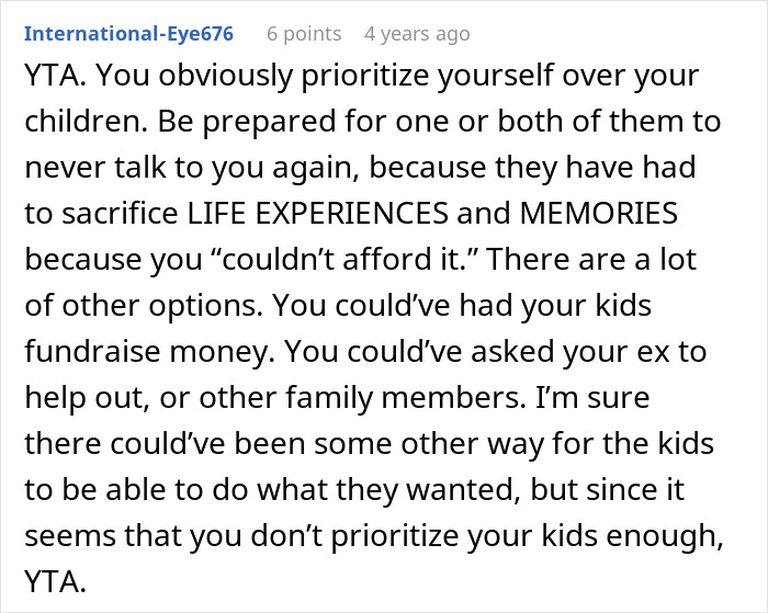Mom Wants $12k Instead Of Sending Daughters To College, Gets A Harsh Reality Check Mom Wants $12k Instead Of Sending Daughters To College, Gets A Harsh Reality Check