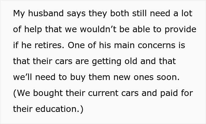 “Your Kids Sound Like Freeloaders”: Netizens Call Out Parents For Being Afraid To Retire Due To Kids “Your Kids Sound Like Freeloaders”: Netizens Call Out Parents For Being Afraid To Retire Due To Kids