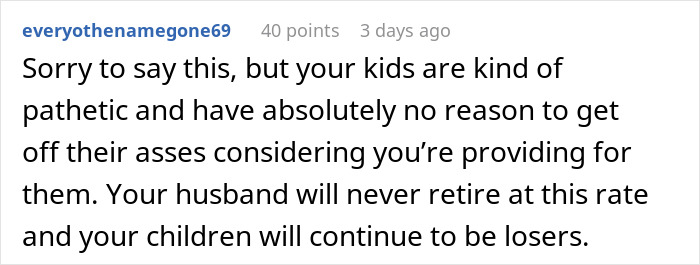 “Your Kids Sound Like Freeloaders”: Netizens Call Out Parents For Being Afraid To Retire Due To Kids “Your Kids Sound Like Freeloaders”: Netizens Call Out Parents For Being Afraid To Retire Due To Kids