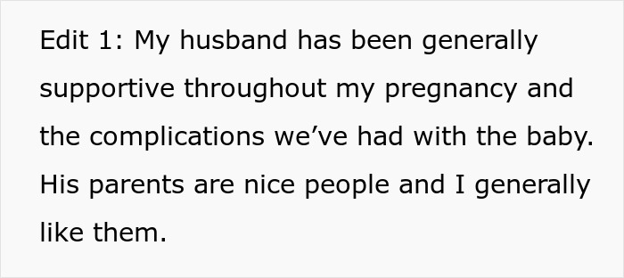 Guy Keeps Telling Pregnant Wife To “Adjust” For His Parents, Even When It Makes Her Uncomfortable Guy Keeps Telling Pregnant Wife To “Adjust” For His Parents, Even When It Makes Her Uncomfortable