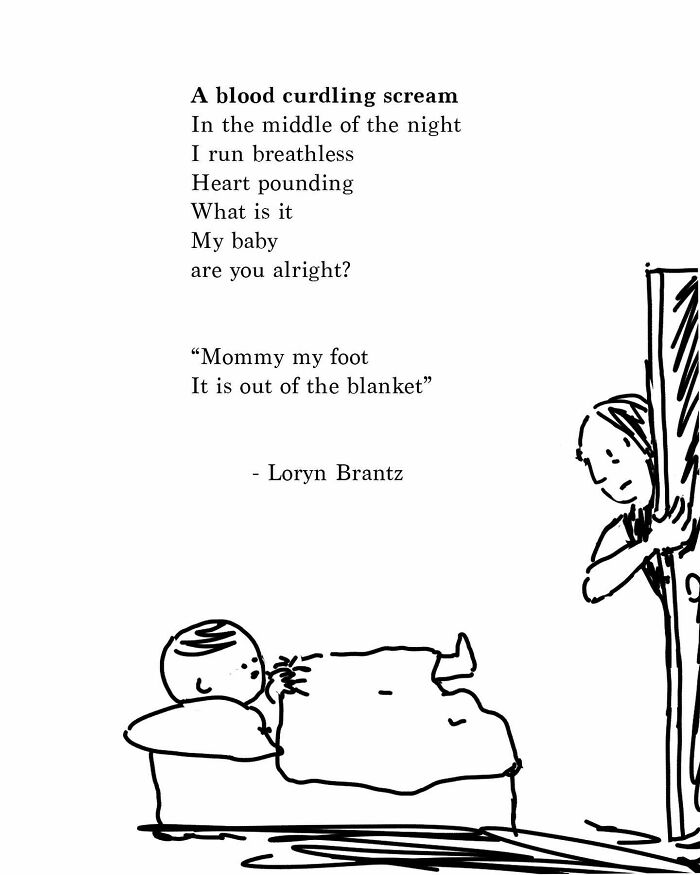 “Poems Of Parenting”: 36 New And Funny And Wholesome Moments Captured In Verse By Loryn Brantz “Poems Of Parenting”: 36 New And Funny And Wholesome Moments Captured In Verse By Loryn Brantz