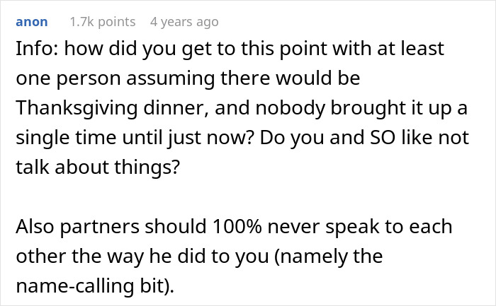 Man Assumes Wife Has Planned Entire Thanksgiving, Is Shocked When Nothing Is Done