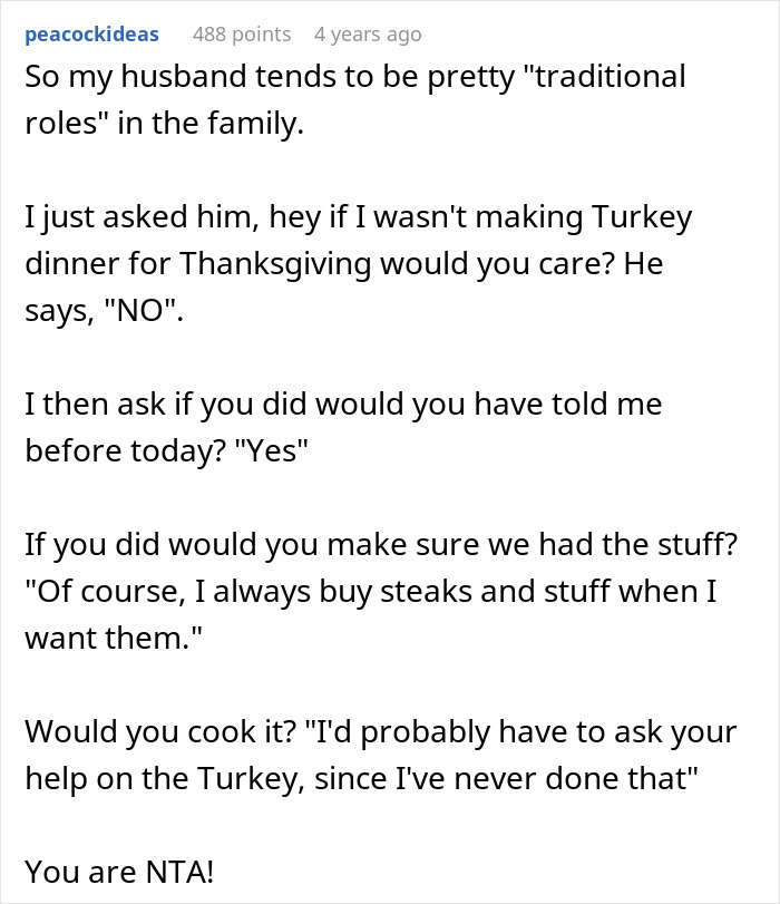 Man Assumes Wife Has Planned Entire Thanksgiving, Is Shocked When Nothing Is Done