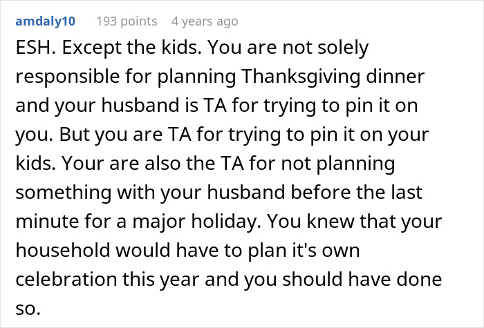 Man Assumes Wife Has Planned Entire Thanksgiving, Is Shocked When Nothing Is Done
