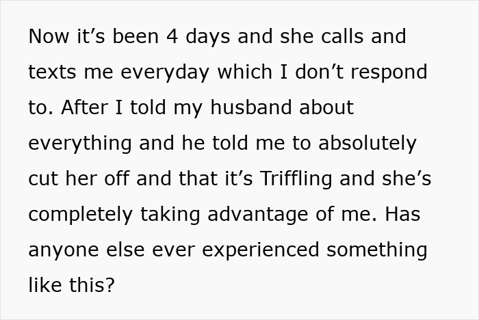Woman Takes Advantage Of Friend’s Kindness For Too Long, Acts Surprised When It’s Over Woman Takes Advantage Of Friend’s Kindness For Too Long, Acts Surprised When It’s Over