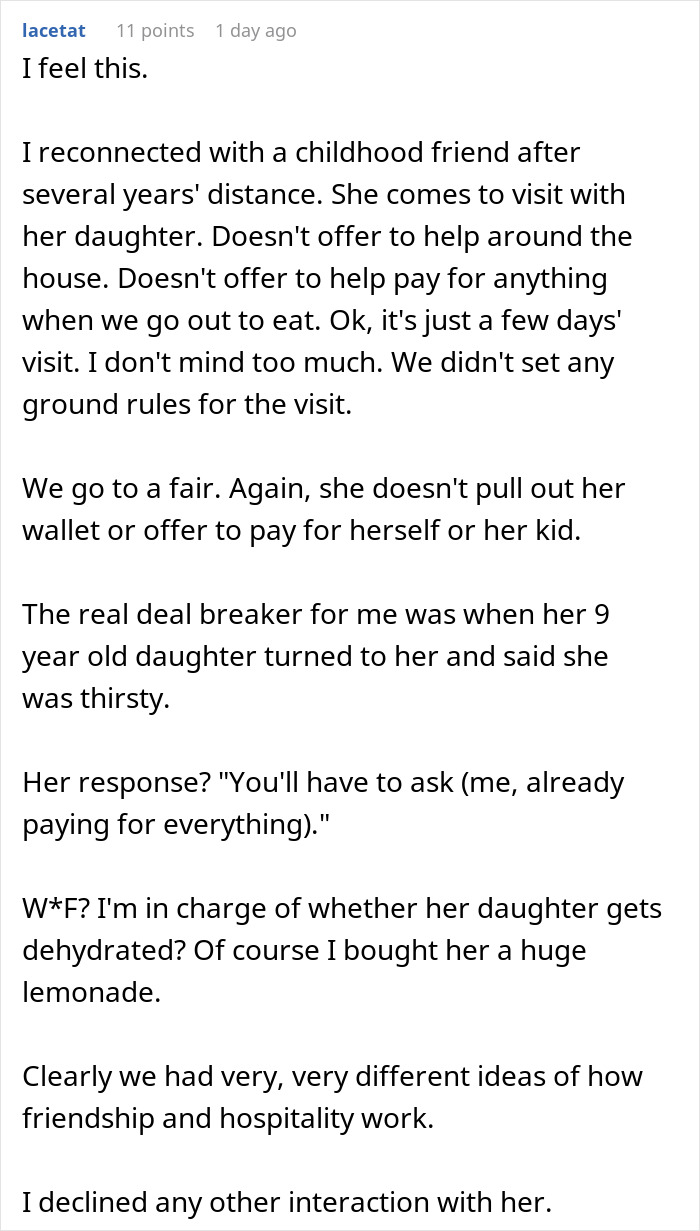 Woman Takes Advantage Of Friend’s Kindness For Too Long, Acts Surprised When It’s Over Woman Takes Advantage Of Friend’s Kindness For Too Long, Acts Surprised When It’s Over