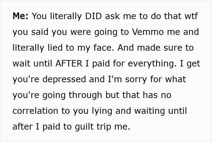 Woman Takes Advantage Of Friend’s Kindness For Too Long, Acts Surprised When It’s Over Woman Takes Advantage Of Friend’s Kindness For Too Long, Acts Surprised When It’s Over