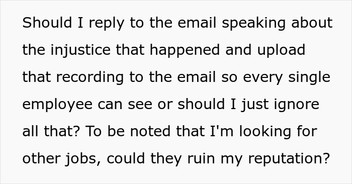 &#8220;Don&#8217;t Expect To Be Employed By The End Of The Day”: People Give Vengeful Employee A Reality Check