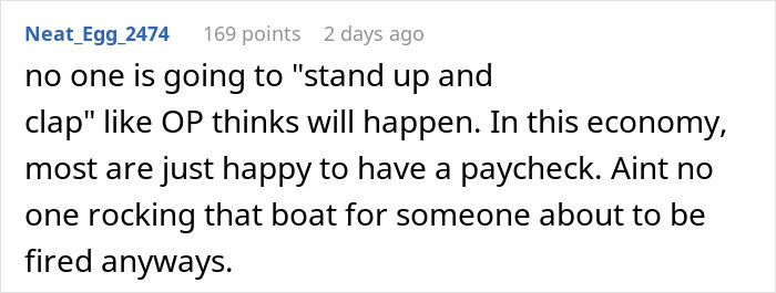 &#8220;Don&#8217;t Expect To Be Employed By The End Of The Day”: People Give Vengeful Employee A Reality Check
