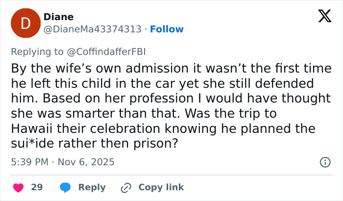 Teen Unsurprised Her Dad Took His Life After He Left 2YO In Hot Car While He Watched Adult Videos