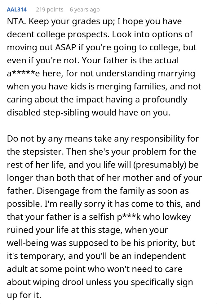 Parents Can&#8217;t Believe Teen Doesn&#8217;t Want To Visit Disabled Step-Sister In Hospital, She Shares Why