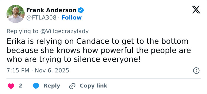 “She’s Terrified”: Erika Kirk’s Fox Interview Fuels Theories She Knows the Real Culprit Is Still Free