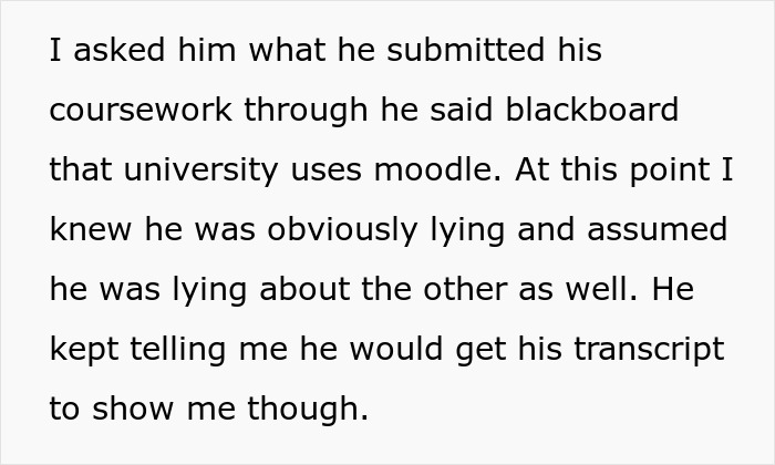 Man Lies About Getting A Master’s Degree Out Of The Blue, Wife Digs Around And Finds The Truth