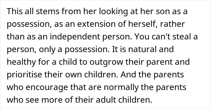 Entitled MIL Can&#8217;t Believe Son &#8216;Chooses&#8217; Wife And Baby Over Her: &#8220;Selfish And Possessive&#8221;