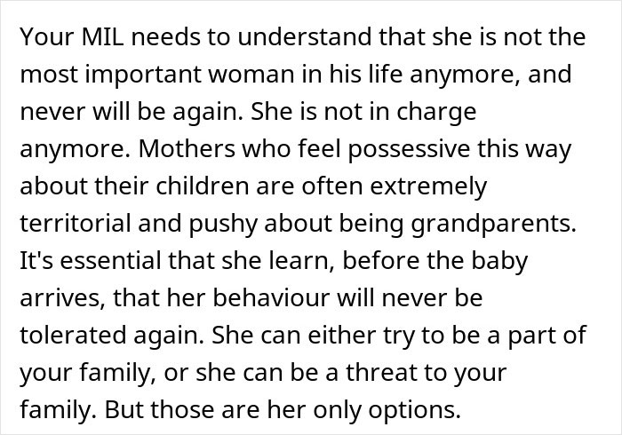 Entitled MIL Can&#8217;t Believe Son &#8216;Chooses&#8217; Wife And Baby Over Her: &#8220;Selfish And Possessive&#8221;