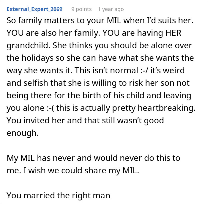 Entitled MIL Can&#8217;t Believe Son &#8216;Chooses&#8217; Wife And Baby Over Her: &#8220;Selfish And Possessive&#8221;