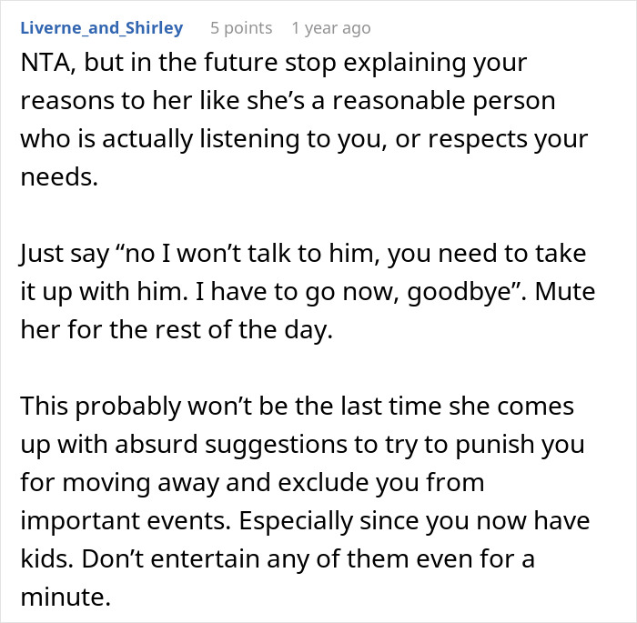 Entitled MIL Can&#8217;t Believe Son &#8216;Chooses&#8217; Wife And Baby Over Her: &#8220;Selfish And Possessive&#8221;