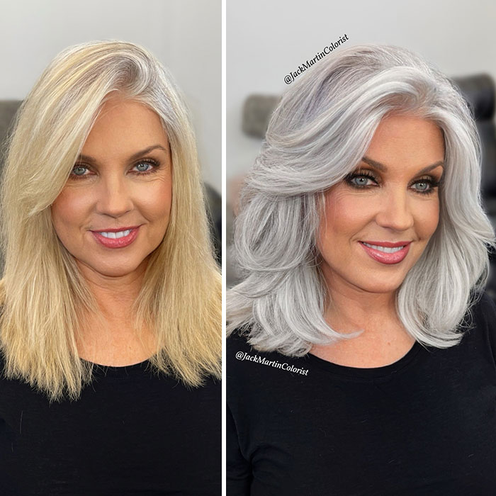 Celebrity Hair Colorist Jack Martin&#8217;s Gray Hair Makeovers That Prove Aging Is Beautiful (48 Pics)