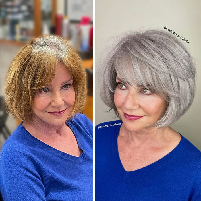 Celebrity Hair Colorist Jack Martin&#8217;s Gray Hair Makeovers That Prove Aging Is Beautiful (48 Pics)