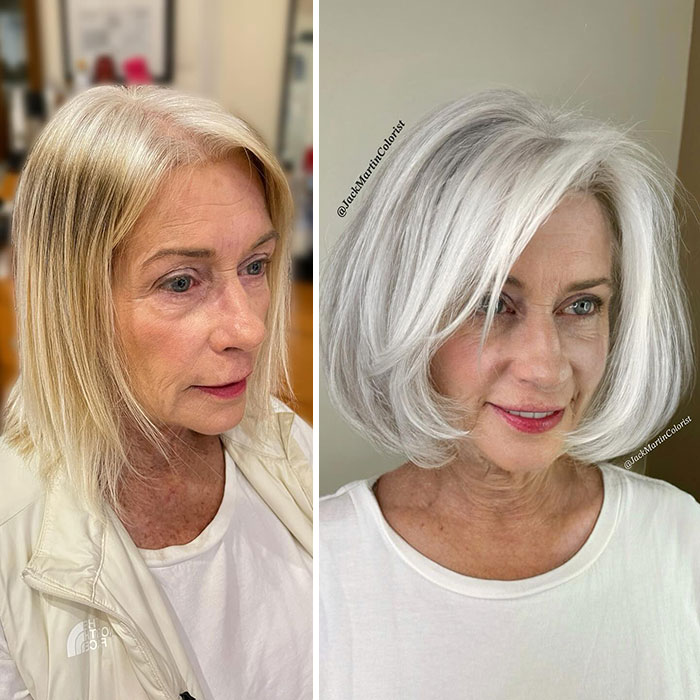 Celebrity Hair Colorist Jack Martin&#8217;s Gray Hair Makeovers That Prove Aging Is Beautiful (48 Pics)