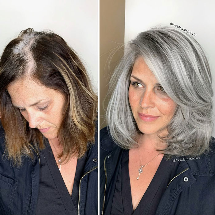 Celebrity Hair Colorist Jack Martin&#8217;s Gray Hair Makeovers That Prove Aging Is Beautiful (48 Pics)
