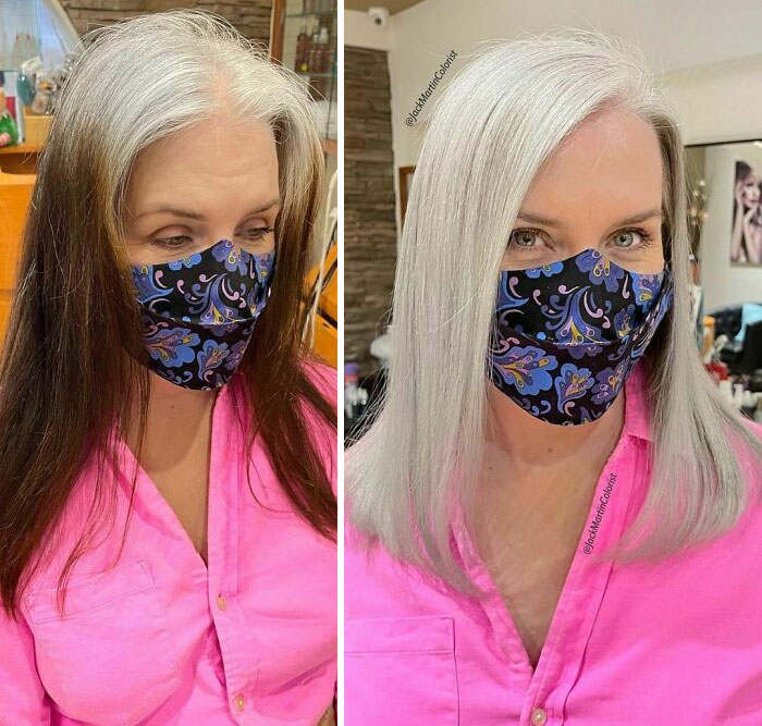 Celebrity Hair Colorist Jack Martin&#8217;s Gray Hair Makeovers That Prove Aging Is Beautiful (48 Pics)