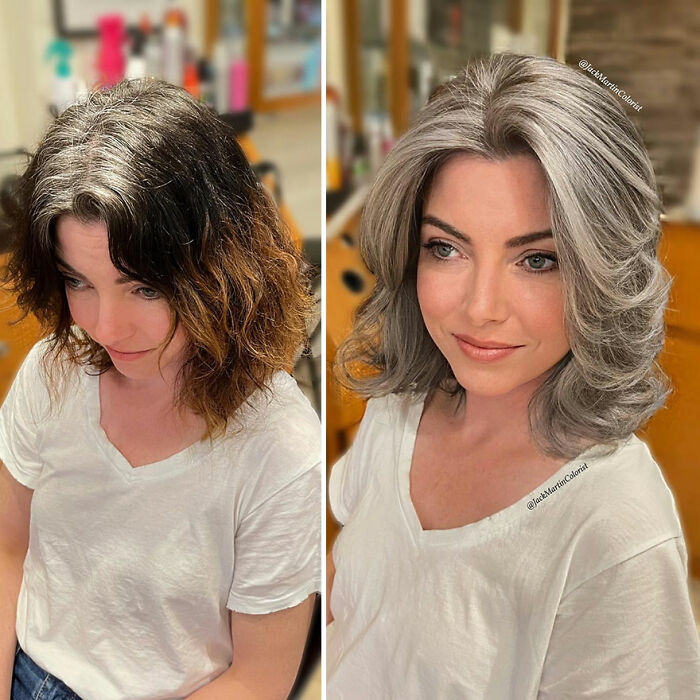 Celebrity Hair Colorist Jack Martin&#8217;s Gray Hair Makeovers That Prove Aging Is Beautiful (48 Pics)