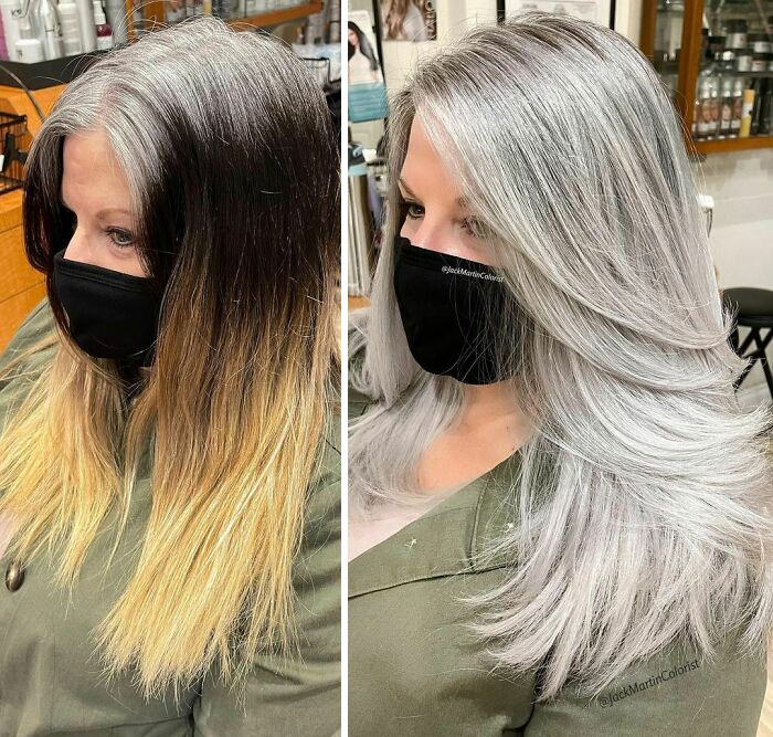 Celebrity Hair Colorist Jack Martin&#8217;s Gray Hair Makeovers That Prove Aging Is Beautiful (48 Pics)