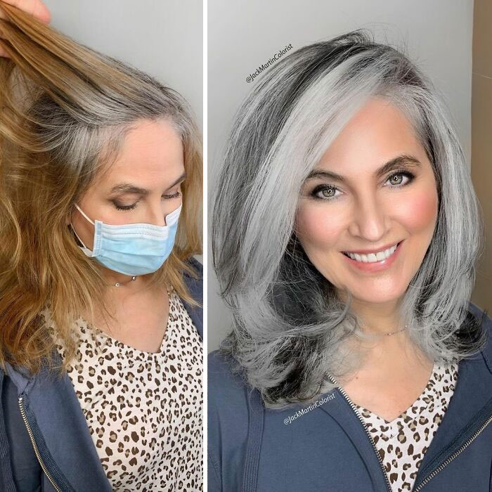Celebrity Hair Colorist Jack Martin&#8217;s Gray Hair Makeovers That Prove Aging Is Beautiful (48 Pics)