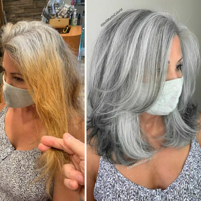 Celebrity Hair Colorist Jack Martin&#8217;s Gray Hair Makeovers That Prove Aging Is Beautiful (48 Pics)