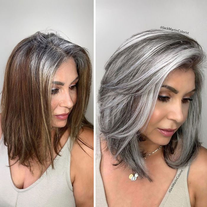 Celebrity Hair Colorist Jack Martin&#8217;s Gray Hair Makeovers That Prove Aging Is Beautiful (48 Pics)