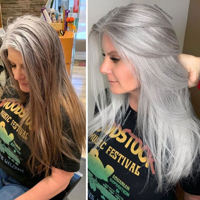 Celebrity Hair Colorist Jack Martin&#8217;s Gray Hair Makeovers That Prove Aging Is Beautiful (48 Pics)