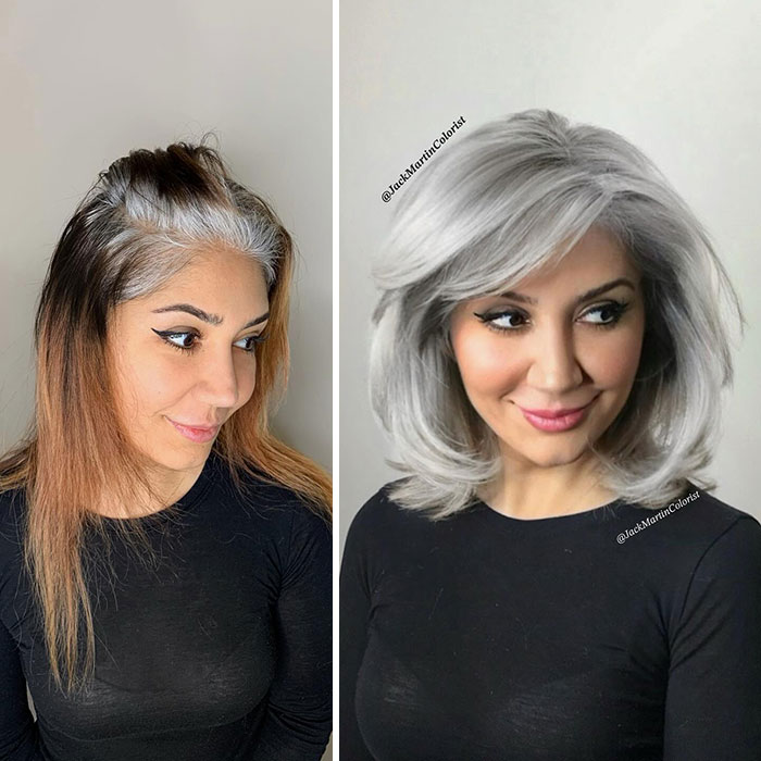 Celebrity Hair Colorist Jack Martin&#8217;s Gray Hair Makeovers That Prove Aging Is Beautiful (48 Pics)