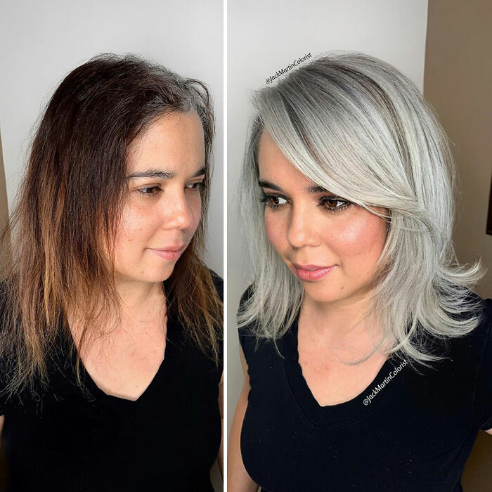 Celebrity Hair Colorist Jack Martin&#8217;s Gray Hair Makeovers That Prove Aging Is Beautiful (48 Pics)