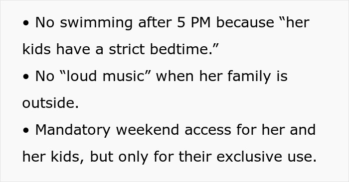 Karen Uses Neighbor’s Pool As Her Own, Brings Him A List Of Rules For Him To Follow