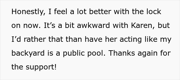 Karen Uses Neighbor’s Pool As Her Own, Brings Him A List Of Rules For Him To Follow