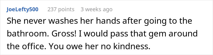 Company Is “Scent Free Zone” Due To Hypochondriac Coworker, Lady Gets In Trouble Due To Hand Soap Company Is “Scent Free Zone” Due To Hypochondriac Coworker, Lady Gets In Trouble Due To Hand Soap