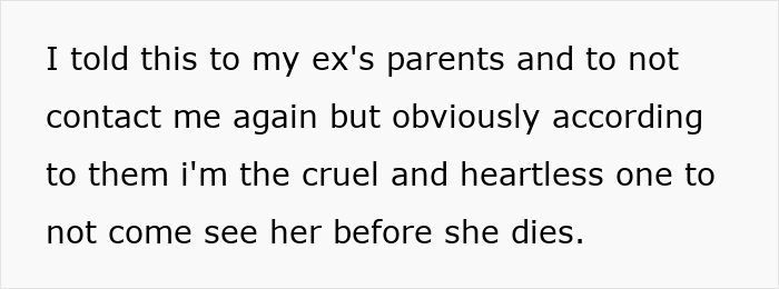 “Am I The Jerk For Not Caring That My Ex-GF Is Terminally Ill?” “Am I The Jerk For Not Caring That My Ex-GF Is Terminally Ill?”
