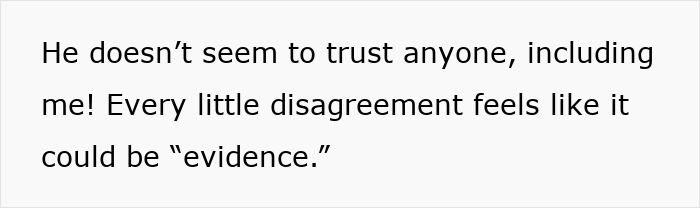 Lady’s Controlling Detective Partner Always Treats Her Like A “Suspect,” She Wonders What To Do