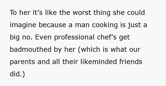 Trad Wife Mocks Brother For Doing “Womanly” Things, Loses It When He Won’t Cook For Her Hungry Kids Trad Wife Mocks Brother For Doing “Womanly” Things, Loses It When He Won’t Cook For Her Hungry Kids