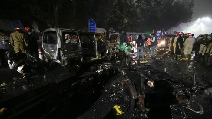 Horror Car Blast Shakes Capital City, 8 Lose Their Lives As Terror Plot Unravels