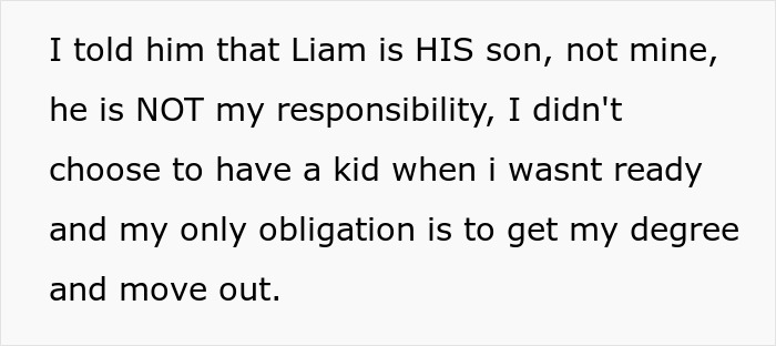 Guy Snaps After His Studies Are Constantly Interrupted With Babysitting Demands: &#8220;He&#8217;s Your Son&#8221;