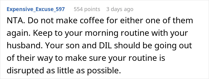 &#8220;I Can&#8217;t Imagine Being So Entitled&#8221;: Morning Coffee Drives A Wedge Between MIL And DIL
