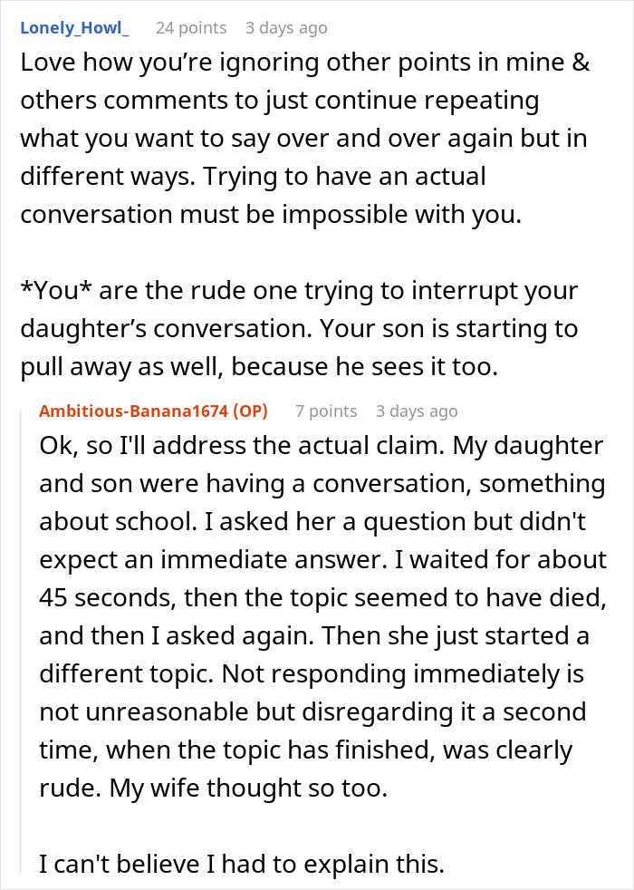 Man Suffers Teen’s Rude Attitude For 5 Years, Considers Dumping His Whole Family