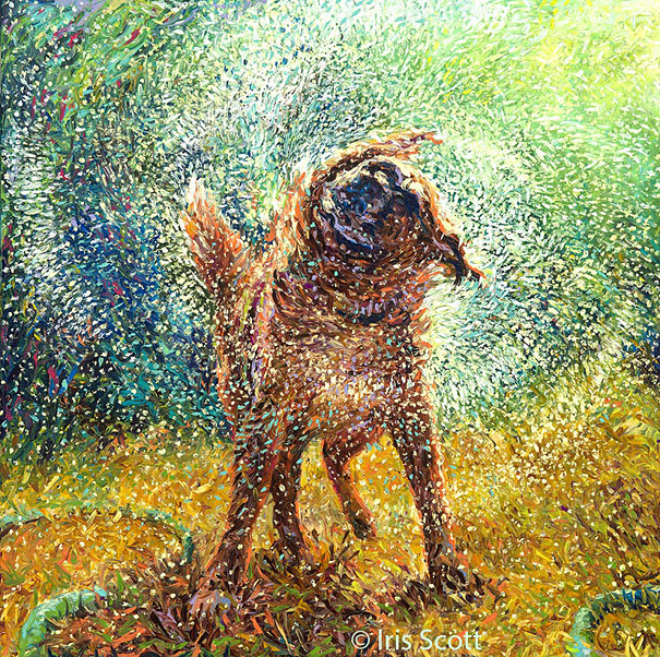 Amazing Finger Paintings by Iris Scott